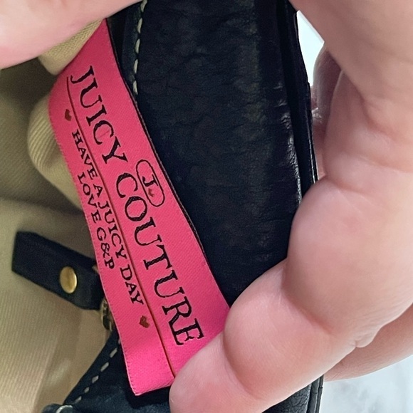 Juicy Couture Leather Chain Clutch With Pink Dust Bag - Picture 7 of 10